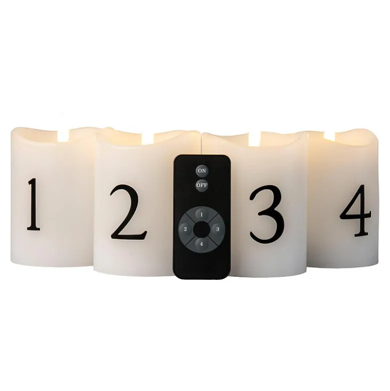 Adventslys 4-pk