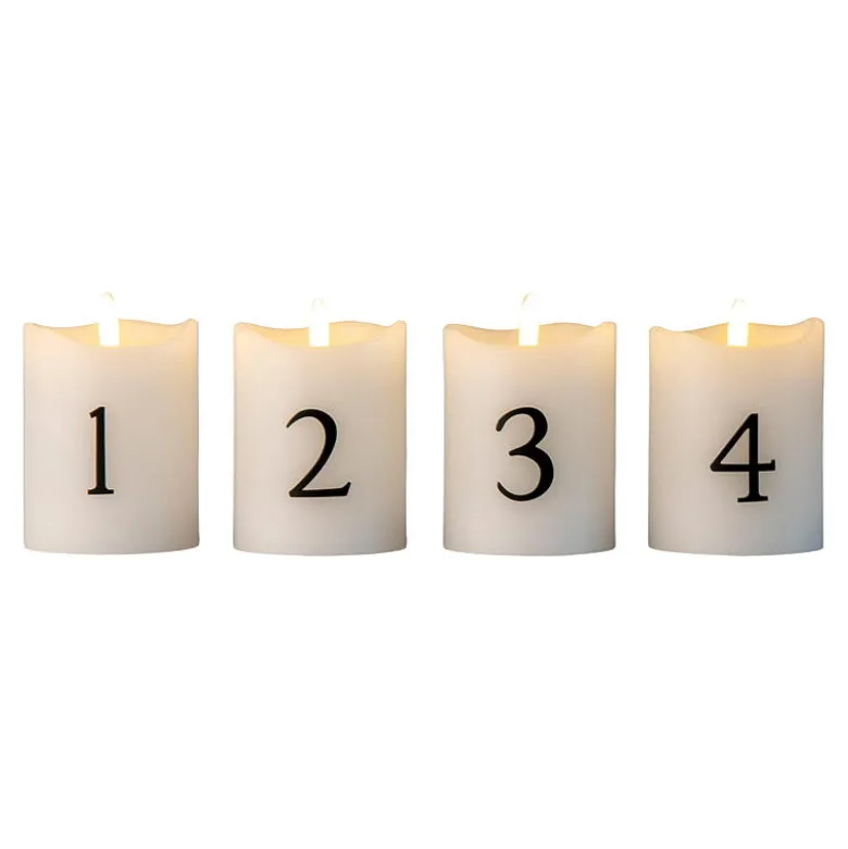 Adventslys 4-pk