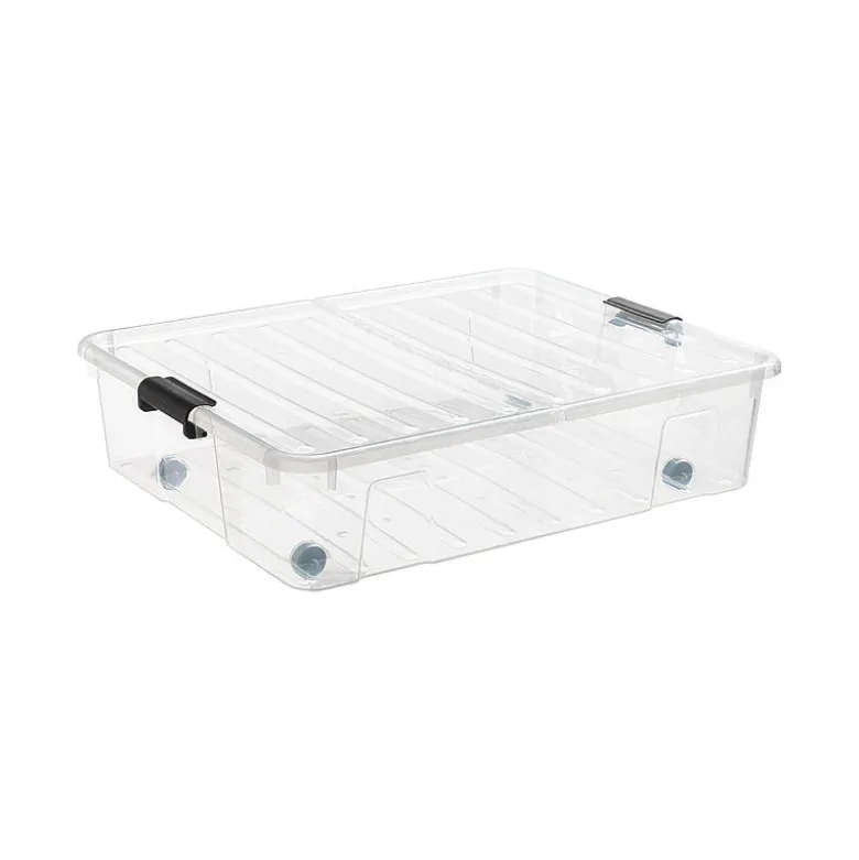 Bedroller Homebox m/splitlokk og hjul 49 liter