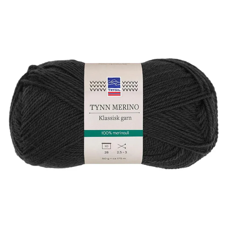 Tynn merino garn