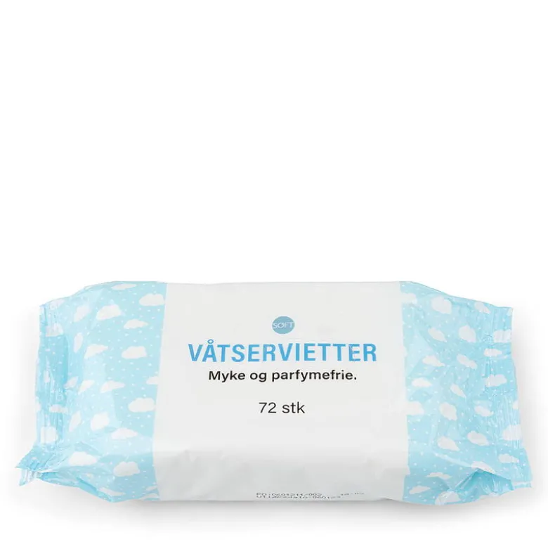 Våtserviett 72 stk